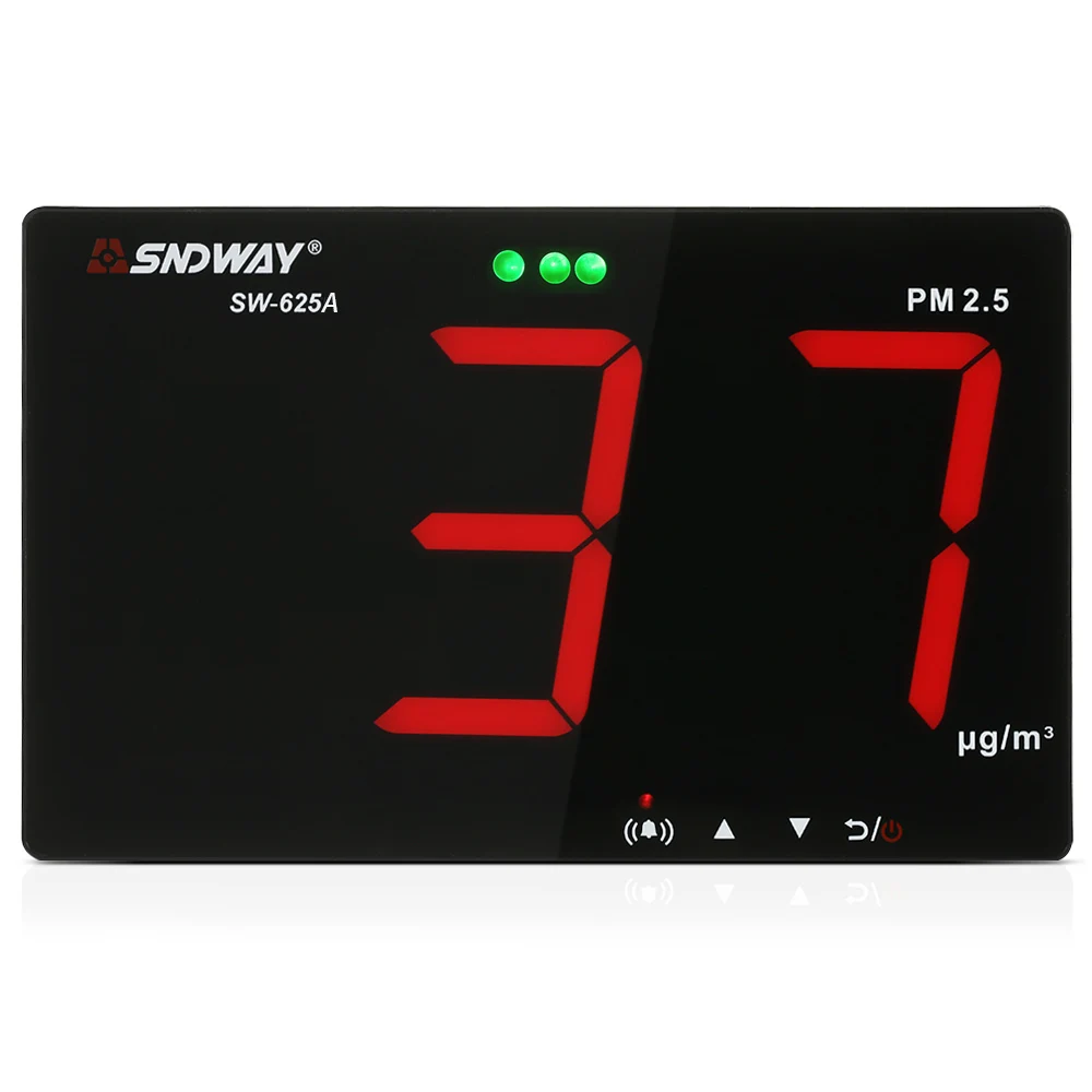 

Wall mounted PM2.5 Detector Air Quality Monitor Gas Analyzer LED Air Quality Sensor Air Inspection Instrument Dust Monitor