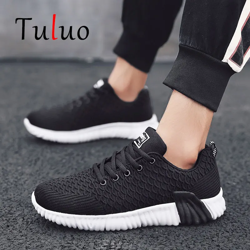 

TULUO Summer Unisex Running Shoes For Men Women Lightweight Breathable Comfortable Outdoor Walking Lovers Shoes Male Sneakers