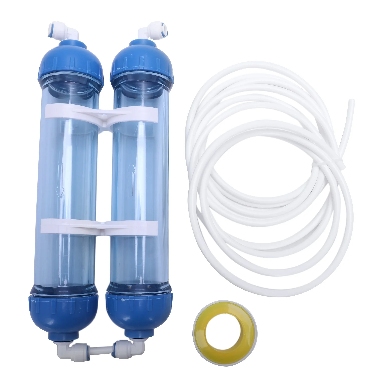 

Water Filter 2Pcs T33 Cartridge Housing Diy T33 Shell Filter Bottle 4Pcs Fittings Water Purifier For Reverse Osmosis Systemsmosi