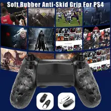 Soft Rubber External Grips Protective Case For PS4 Handle Left Right Anti-skid Protection Shell Cover For Ps4