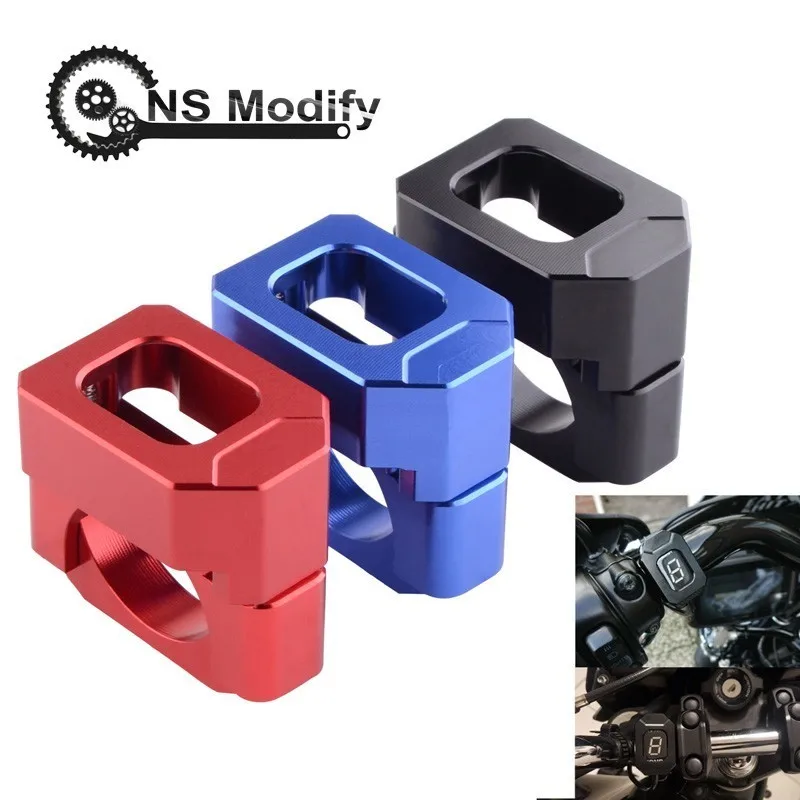 Modificar a Velocidade da Motocicleta Indicador de Liga Titular para Honda Engrenagem Display Indicador Titular Suporte Alumínio Yamaha Kawasaki ns