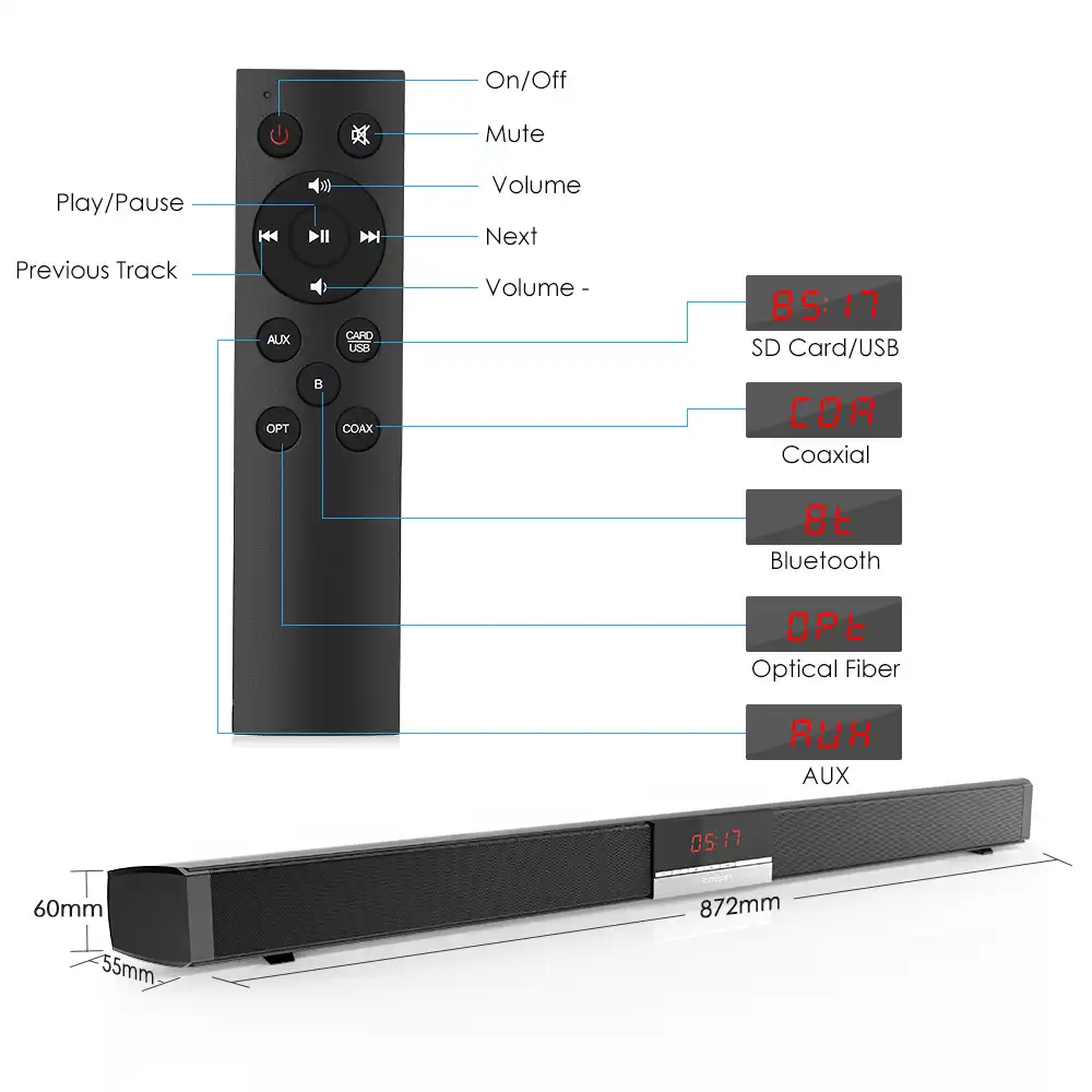 soundbar zeepin