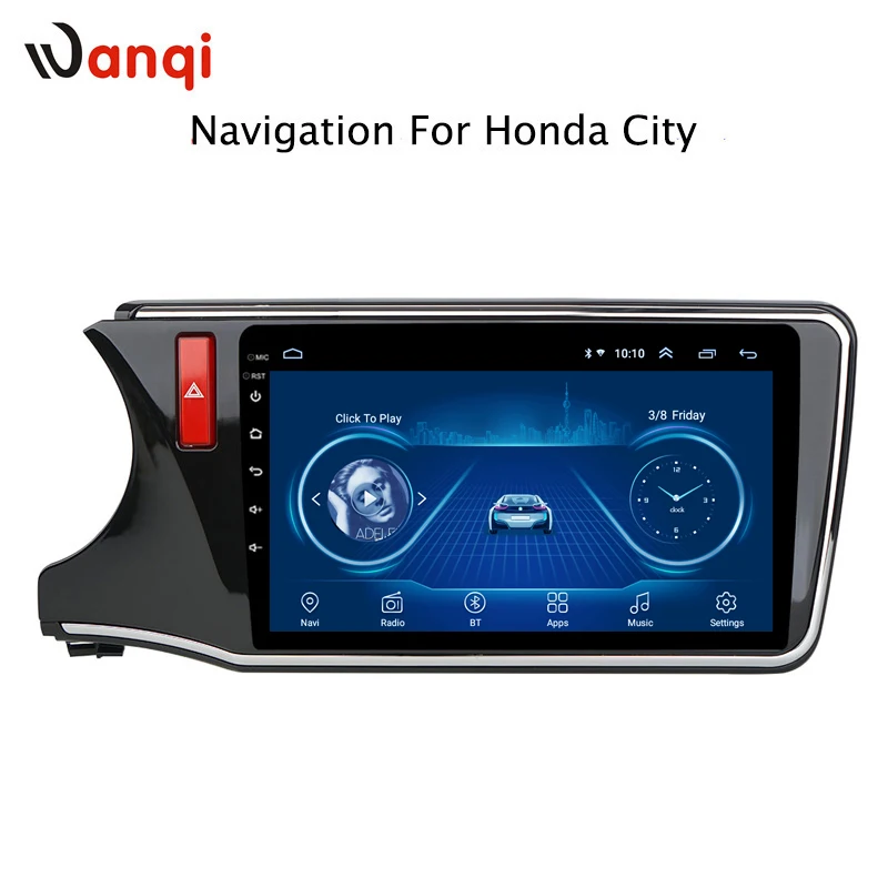 

10.1 inch Android 8.1 Car GPS Navigation For Honda City Greiz Gienia 2015-2018 Support Stereo Audio Radio Video Bluetooth