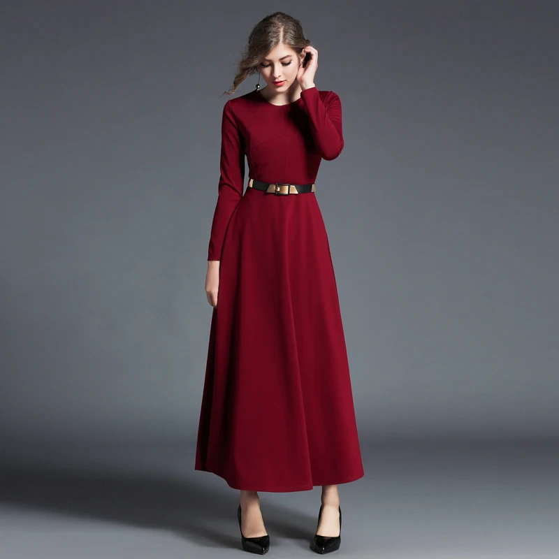 gown full sleeves design