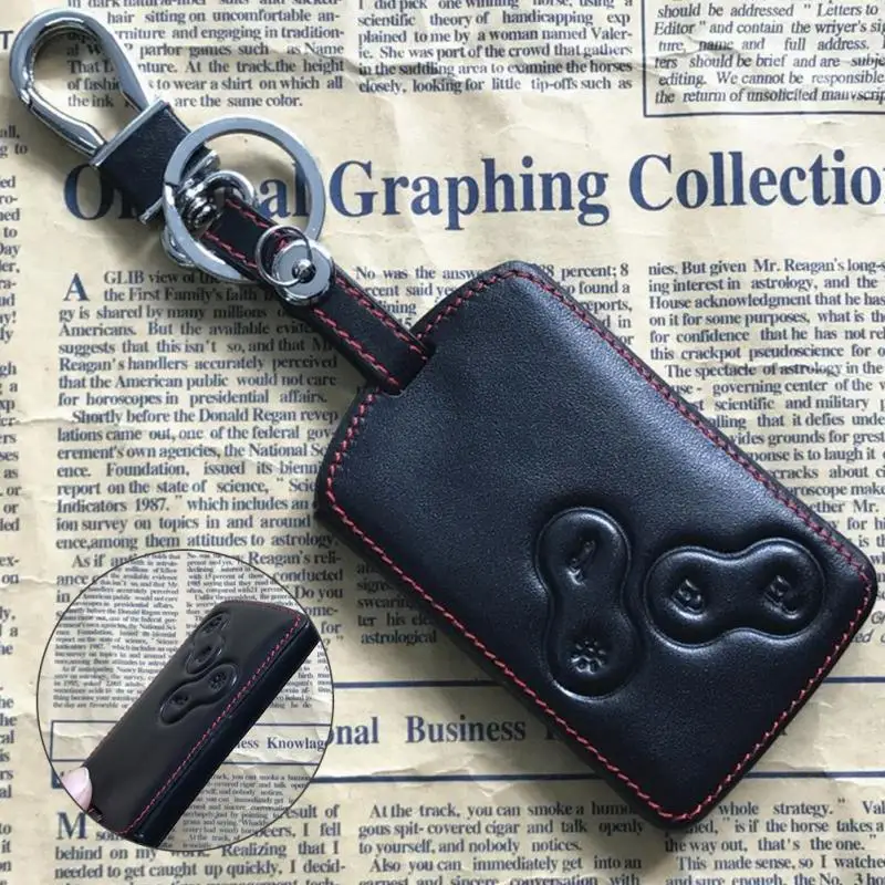 

New Style PU Leather Car and Key Cover Case For Renault Scenic Card Keychain Case Renault Kadjar Clio Logan ZOE Megane 2 3
