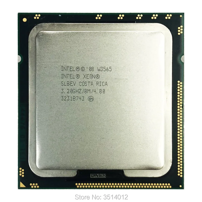 

Intel Xeon W3565 3.2 GHz Quad-Core Eight-Thread CPU Processor 8M 130W LGA 1366