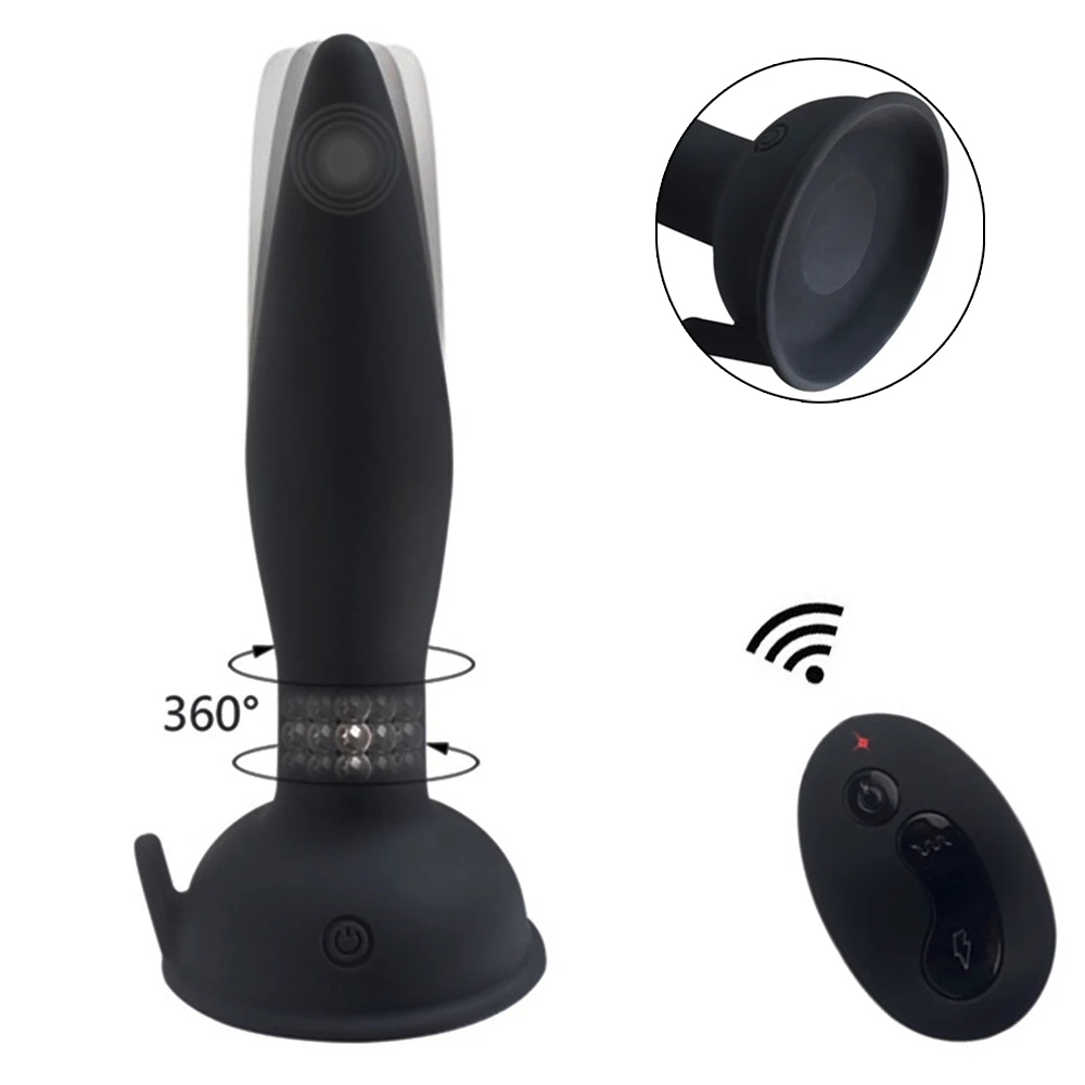 5 Speed Charging G spot Turn Beads font b Dildo b font Vibrator Wireless Remote Prostate