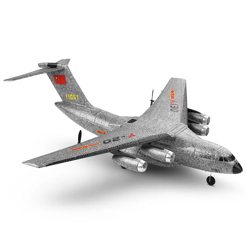 

New Arrival XK A130-Y20 RC Airplane 2.4G 3CH 500mm Wingspan EPP Fixed Wing Aircraft RTF Built-in Gyro Model Flying Outdoor Toys