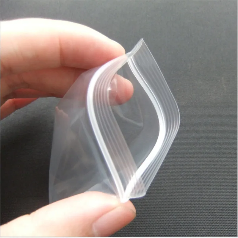Clear Reclosable Zip lock Plastic 2-Mil Ziplock Bags Poly Jewelry Zipper Baggies