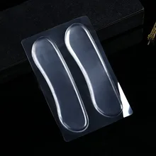 1 пара силиконовых гелевых подушек для пяток, защита ног, уход за ногами, обувная вставка, коврик, аксессуары для обуви, удобная мягкая Нескользящая стелька