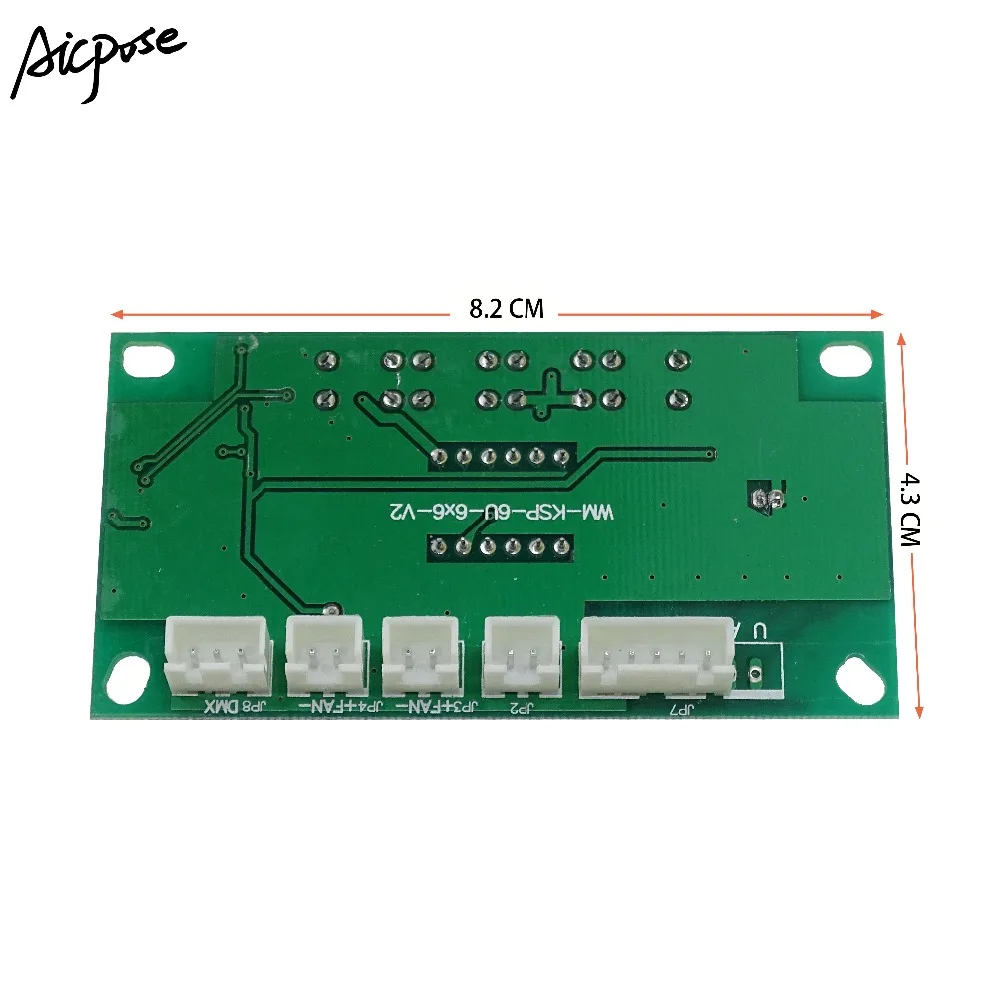 2 шт./лот 7x1 Вт/6x1 Вт/5x1 Вт/12x12 Вт RGBW LED Par материнская плата напряжение 12 36 в par led 4in1 7*12