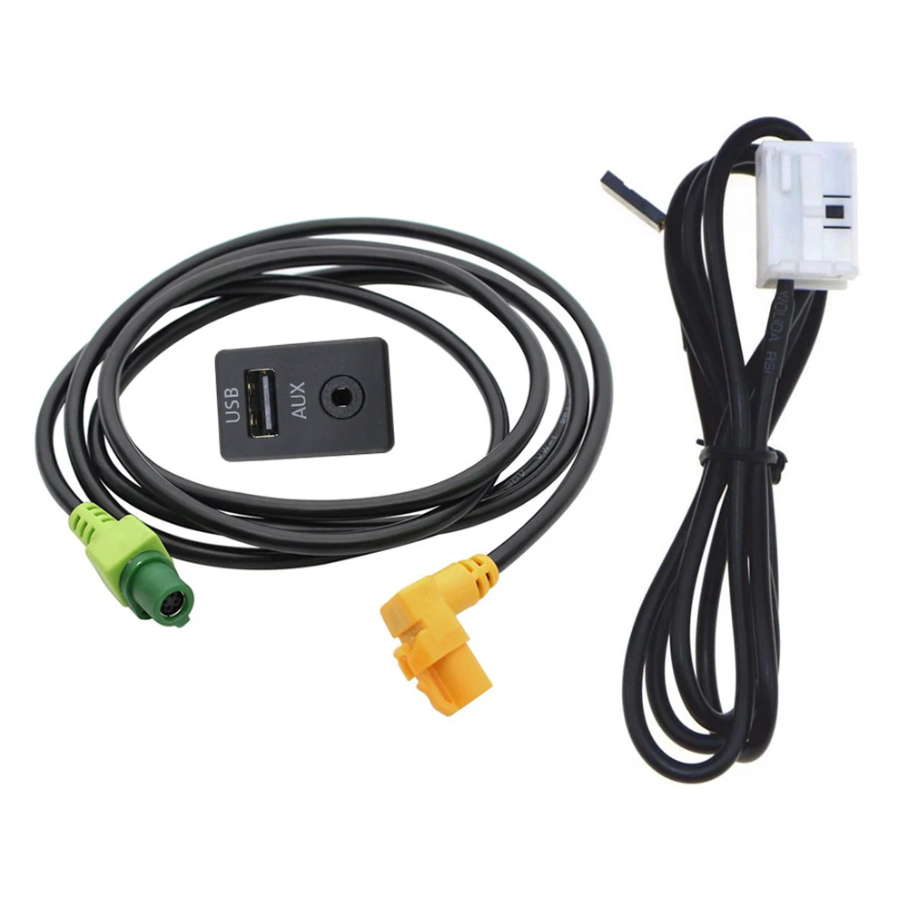 Biurlink RCD510 радио AUX/USB переключатель корпус USB AUX панель провода адаптер для Volkswagen Tiguan Passat B6 B7 Golf Polo RCD510