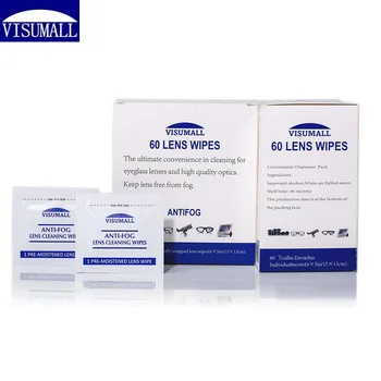 

VISUMALL 120 pcs pre-moistened microfiber glasses cleaner dslr digital lens ccd cmos sensor camera cleaning lens wipes anti-fog