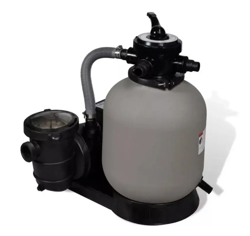 

VidaXL 220 - 240 V 600 W Sand Filtration Pump Weatherproof Outdoor Hot Tubs Cleaning Tool Sand Filter Pool Filtration Pump