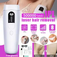 500000 вспышки ЖК-дисплей ручной лазерный эпилятор depilador лица постоянное устройство для удаления волос всего тела лазерный устройство для