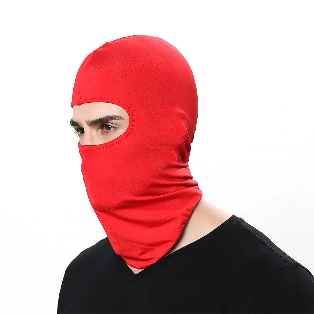 

Outdoor Riding Hat Lycra Windproof Sunscreen Dustproof Mask All Seasons Casual, Sports Headgear Solid