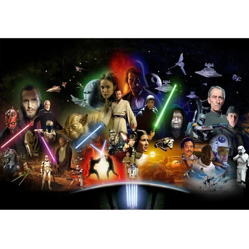 

Star Wars Characters Full Square/Round Diamond Painting Cross Stitch 5D Diamond Embroidery Mosaic Accessory Wall Art Crafts