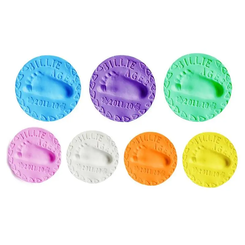 

20g Baby Care Hand Foot Inkpad Drying Soft Plasticine Ultra-Light Clay Infant Handprint Footprint Imprint Mud Children Kids Educ