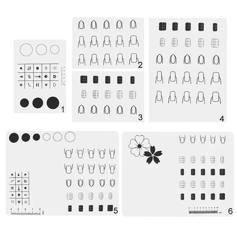 1 шт силикагель лак для ногтей заполняющая пластина Маникюрный Стол форма для ногтей советы силиконовый коврик для дизайна ногтей цветной дисплей ногти аксессуары