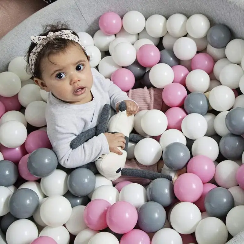 

100pcs Safe Materials Eco-Friendly Kids Infant Play Pool Ball Baby Safe Soft Plastic Balls Play Pool Ocean Balls for Kids Toy