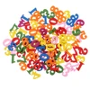MagiDeal Colorful 100 Pieces Wooden Numbers for Children Kids Math Learning Educational Toys Kindergarten School Teaching Tool 6