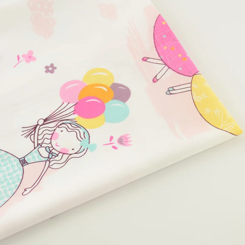Cartoon Girls Designs Home Textile White Fabric Cotton Fabric Quilting Tela Bedding Scrapbooking Decoration Tecido Sewing Cloth Cartoon Girls Designs Home Textile White Fabric Cotton Fabric Quilting Tela Bedding Scrapbooking Decoration Tecido Sewing Cloth