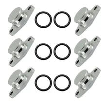 6x22 мм алюминиевые вихревые заслонки пустые булочки и уплотнительные кольца коллектора для автомобиля M57 E38 E46 320 520