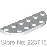 *1/2 Circle Plate 2X6* G899 20 pcs DIY enlighten block brick part No. 18980 Compatible With Other Assembles Particles33 | Игрушки и