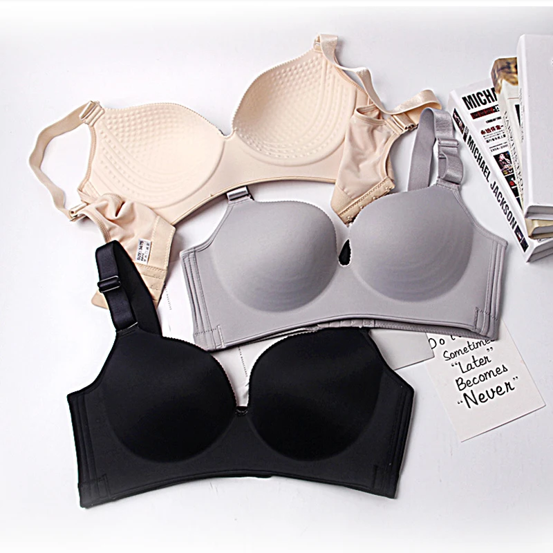 

Sexy Plus Size Bras For Women Seamless Push Up Bra Lingerie Large Size Brassiere Ultrathin Cup Underwear Female Intimates #D