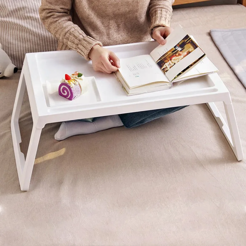 Portable Foldable Folding Laptop Table Notebook Desk Sofa Bed Laptop Table for Eating Studying on Sofa Bed with Folding Legs D