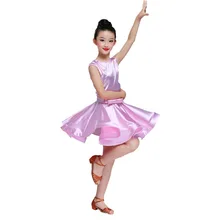  modern girls latin dance dress latin ballroom competition for children kids samba salsa  Cha Cha child dresses tango costumes 