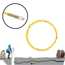 10 м-100 м 3 мм направляющее устройство Стекловолоконный Электрический кабель толкатели канал змея роддер рыбы ленты провода Mayitr