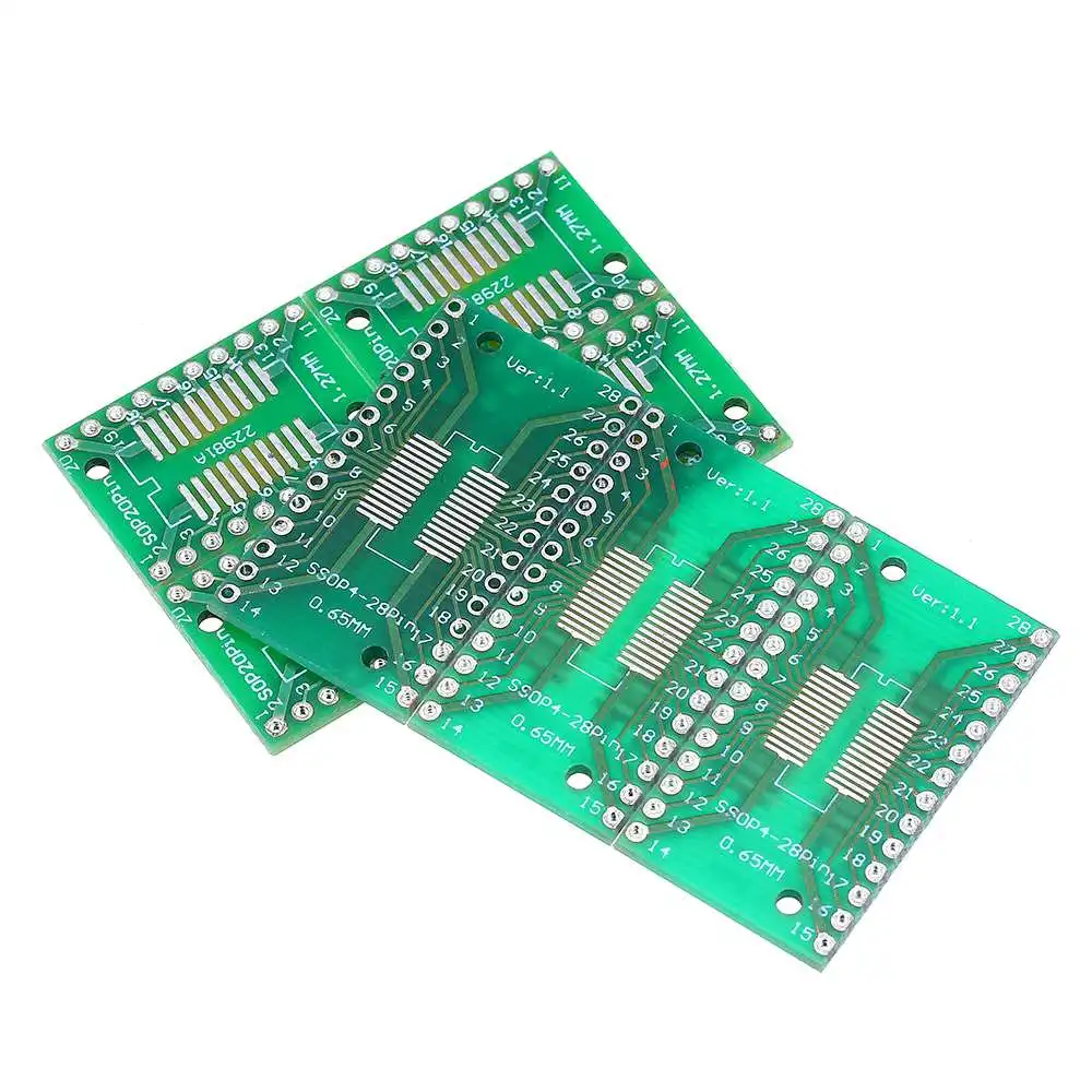 CLAITE 35 шт. каждый набор 5 печатных плат SMD поворот DIP SOP MSOP SSOP TSSOP SOT23 7 значений 8 10 14 16 20