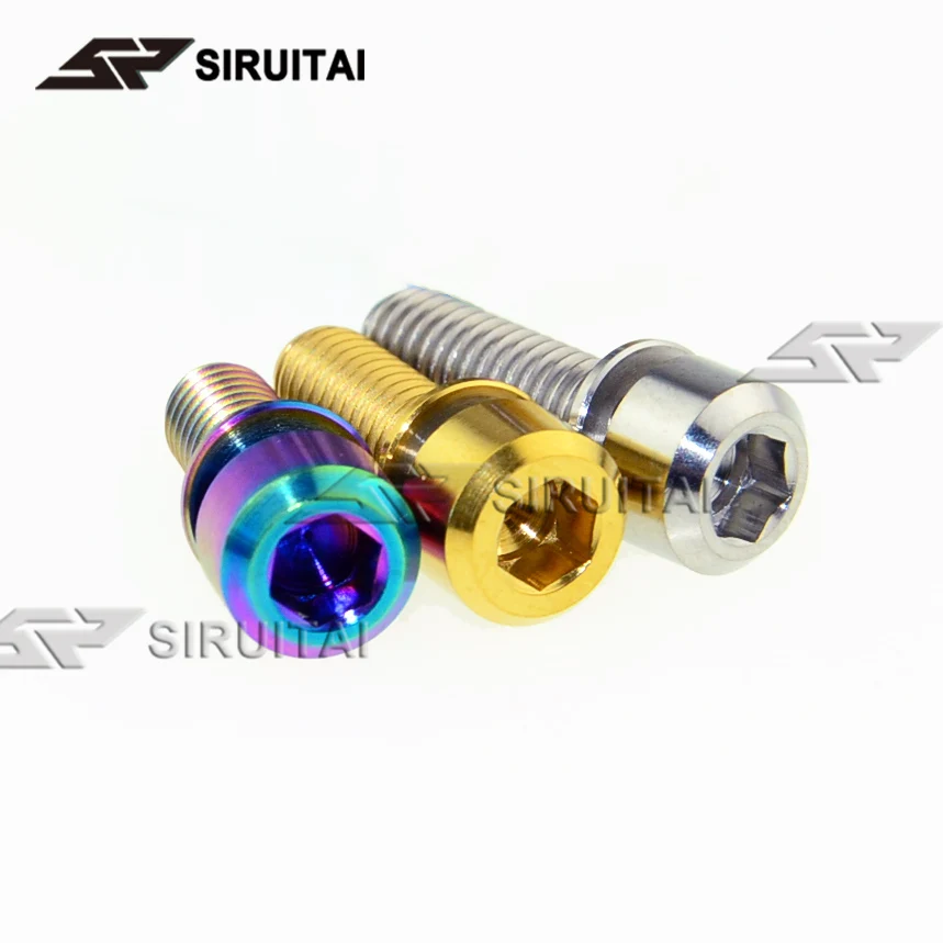 4/6 шт./винт из титанового сплава GR5 материал M6x16mmM6x18mmM6x20mm цилиндрическая головка с