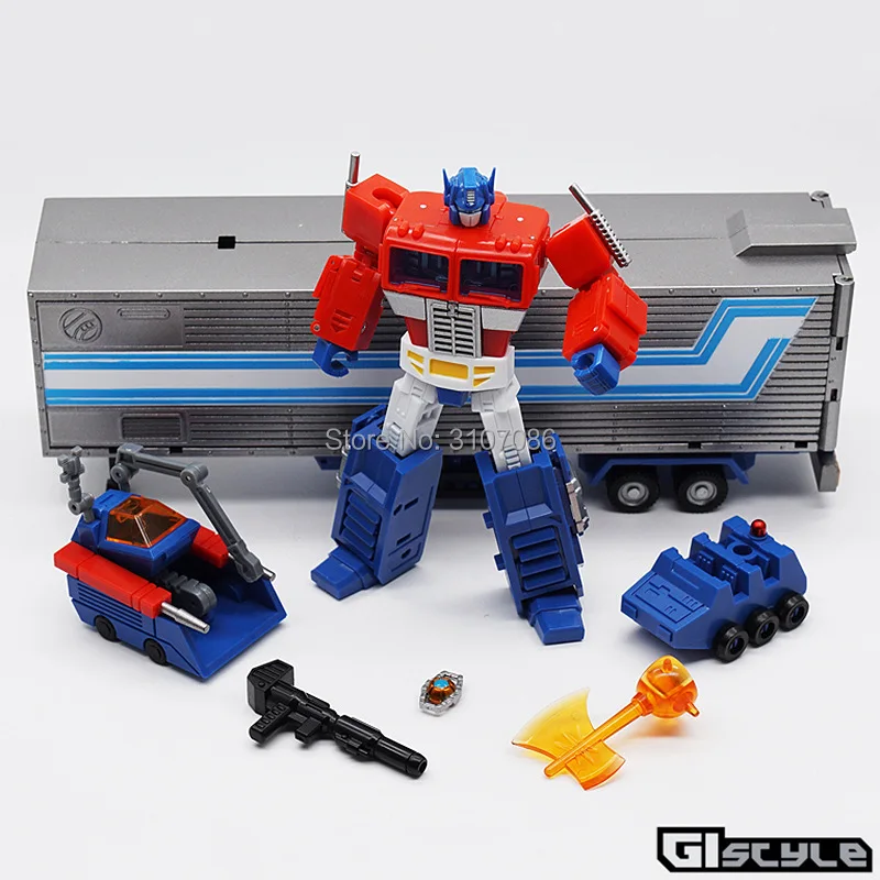 

G1 Transformation Mech Planet HS-02 HS02 HS-02B HS02B OP Commander With Trailer Roller Hot Solider Action Figure Robot Toys