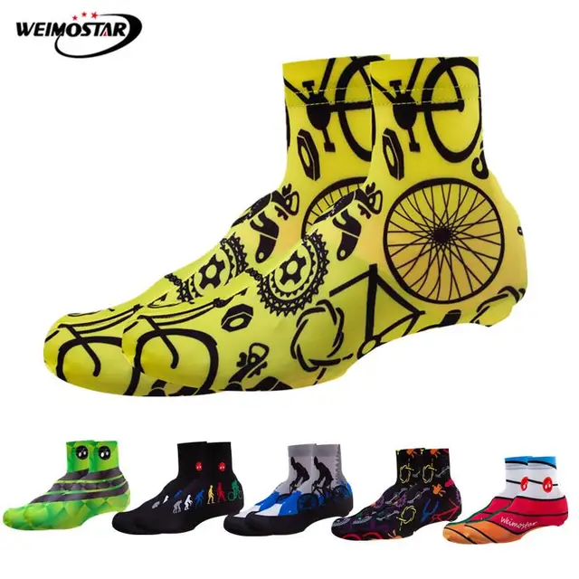US $3.88 Weimostar Dustproof Cycling Overshoes MTB Bike Cycling Shoe Cover Team Sports Bicycle Shoes Cover R