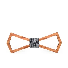 Галстук-бабочка производителей высокого качества Свадебный ручной работы детская галстук-бабочка Творческий сплошной деревянный лук галстук жениха лучший мужчина лук