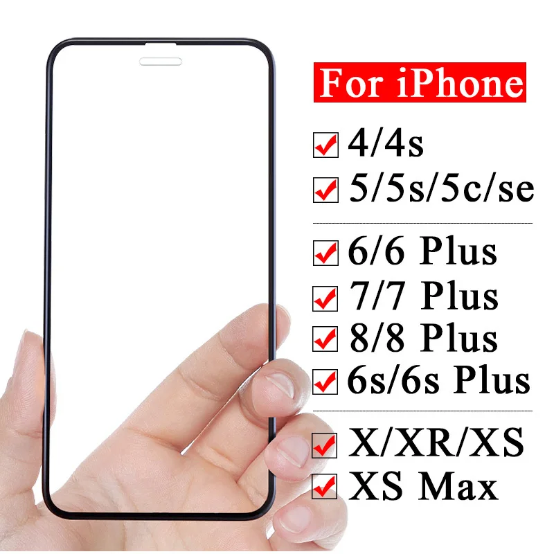 Защитное стекло Tremp MaX 6 S 6s S6 7 8 Plus для Iphone X Xr Xs Max Xmax 10 10r 4S 5 5S Se Aphon|Защитные стёкла и
