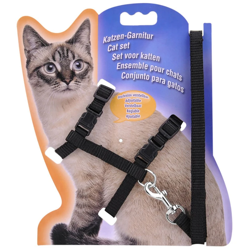 Traction Adjustable Cat Belt Small Pet Rope Kitten Collar Rope Nylon