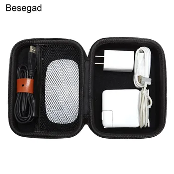 

Besegad Hard EVA Portable Travel Carrying Protective Storage Case Bag For Apple Laptop Pencil Power Adapter Mouse Accessories