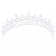 Красивая свадебная корона головной убор из сплава Корона головной убор элегантный головной убор для женщин и девочек