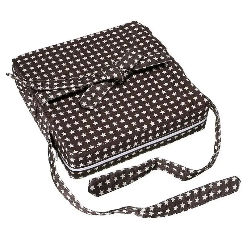 Мягкая подушка с принтом звезды для малышей регулируемая съемная плотная губка