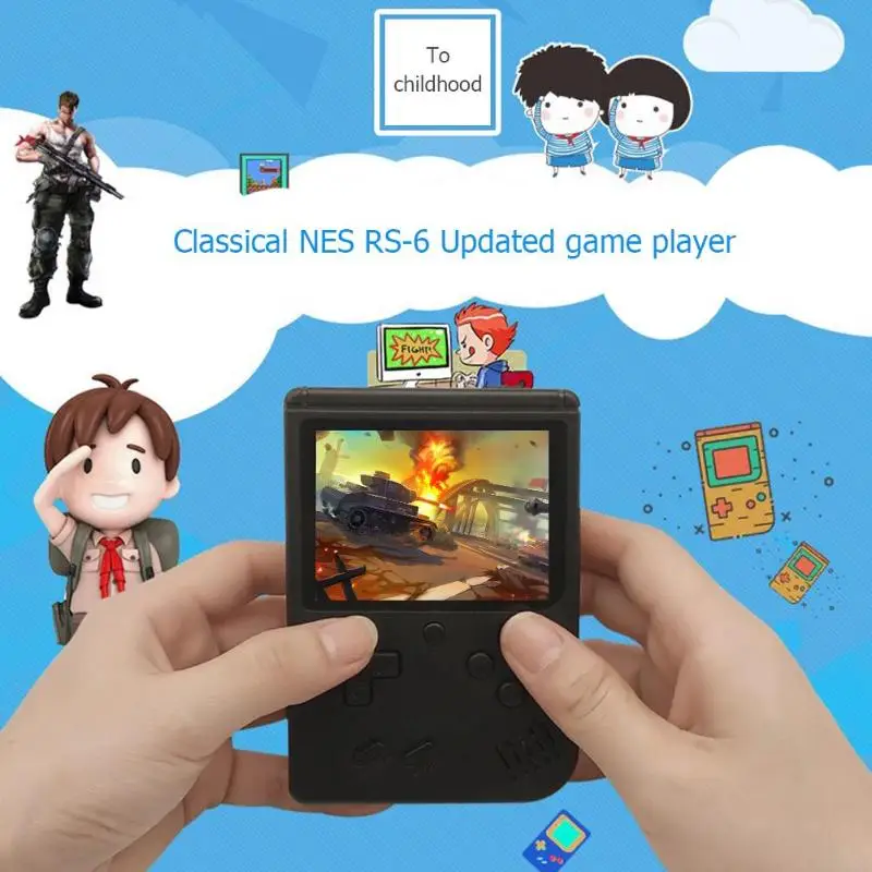 

Mini Portable Handheld Game Player 8 bit Video Built-in 129 Games Colored LCD Screen Game Console Kids Gaming Player Suppliers