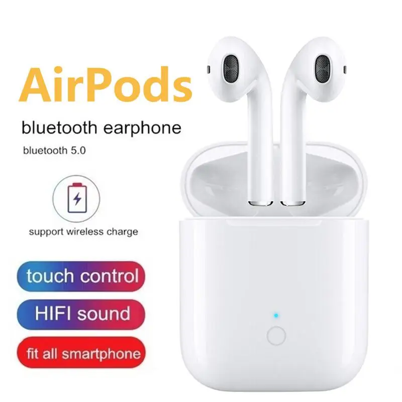 

TWS In-ear Headset Pop-up Window Binaural Bluetooth5.0 Wireless Earphone for Apple Android with Charging Compartment earpiece