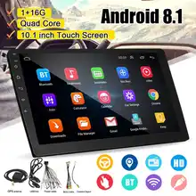 10.1 Pollici Android 8.1 Quad Core 1 + 16G Car Multimedia Player Car Stereo 2DIN bluetooth WIFI GPS Nav radio Video Lettore MP5