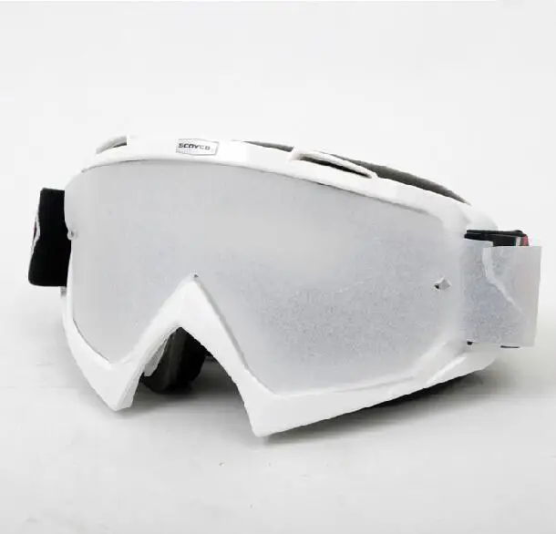 Scoyco G02 Спорт на открытом воздухе внедорожные мотоциклетные очки беговые мотоциклетные защитные очки черный белый цвет PC