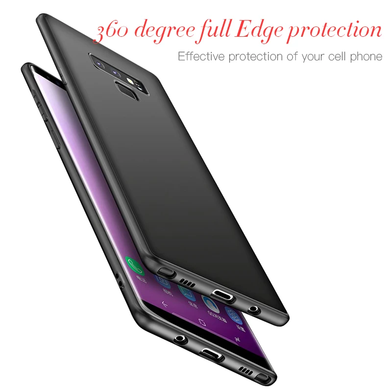 Ultra Thin Phone Case For Samsung S9 Plus Soft Silicone Matte Back Cover S8 A7 2017 S7 S6 Edge Note 8 9 Coque |