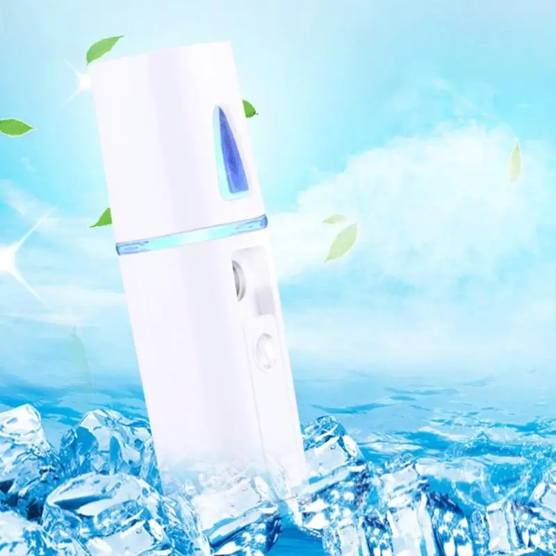 

Portable Facial Steamer Humidifier Nano Mist Sprayer Mini Face Steamer Machine Spa Nebulizer Moisturizing Skin Care Tool