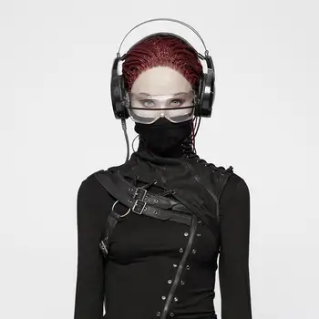 

Punk Rave Women's Steampunk Faux Leather Lace-up Harness WS-260LHF