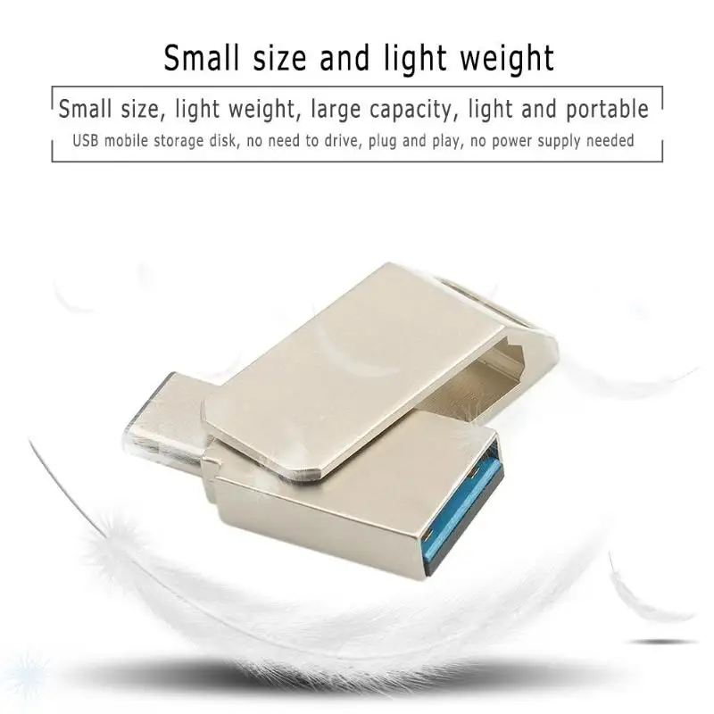 

Alloy Dual Use USB-C Type-C OTG USB 3.0 Flash Drive Pen Drive Smart Phone Memory Stick Storage U Disk